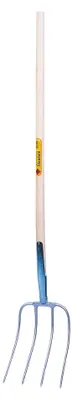 Image de Fourche à fumier ABT Stand.Dents-L.310mm 4 dents forgées,avec manche G.1500g FREUND