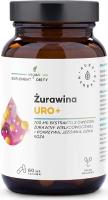 Produktbild von Aura Herbals Cranberry Uro+ 60 Kapseln