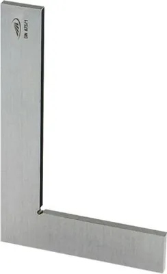 Obrázok produktu pre Helios Preisser plochý uholník DIN875/I A 200x130mm nerezová oceľ