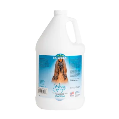 Produktbild von BioGroom White Ginger Haut beruhigendes Hundeshampoo mit Aloe Vera und Kamille, konzentrat 1:8, 3.8 L (Verdünnt 34.2 L)