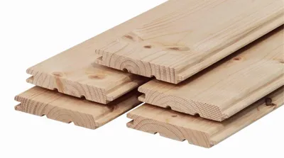 Produktbild von Profilholz Fichte Tanne A B-Sortierung 200 x 12,1 cm 19 mm Faseprofil