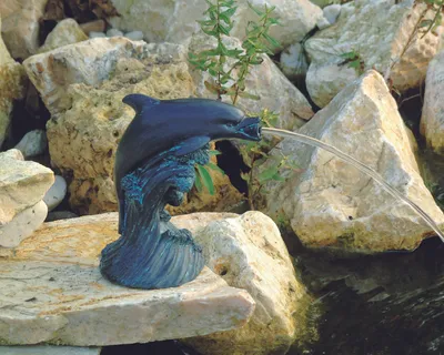 Produktbild von Ubbink Wasserspeier Delfin 18 cm 1386020