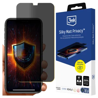 Zdjęcie produktu dla Apple Iphone 11 - 3Mk Silky Matt Privacy