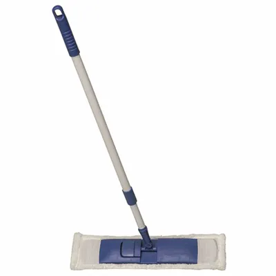 Image de BÜMAG 526-3 Set de nettoyage de sol 39cm avec manche 1,30m, blanc/bleu, 3 pièces (1 set)