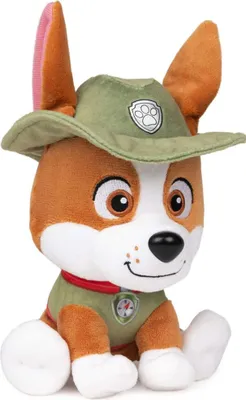 Produktbild von PAW Patrol Gund Tracker Plüschtier, offizielles Spielzeug, angelehnt an die beliebte Serie, 15,2cm großes Stofftier für Kinder, Spielzeug-Hund, 1 Jahr(e)