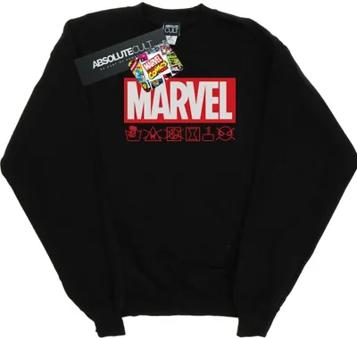 Produktbild von Marvel - "Wash Care" Sweatshirt für Herren BI35088 (L) (Schwarz)