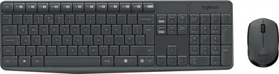Immagine prodotto di Logitech Wireless Keyboard+Mouse MK235 black retail