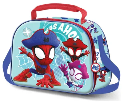 Productafbeelding van Karactermania Spider-Man 3D Piraten lunchtas, blauw, voor kinderen, één maat, 20x26x10 cm