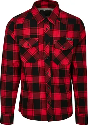 Produktbild von Brandit Karo Langarm-Shirt Größe XL Farbe Rot/Schwarz