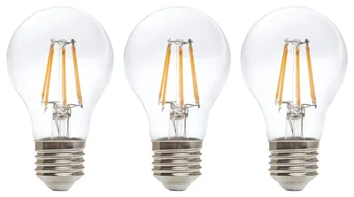 Produktbild von Kobi E27 LED Filamentlampe 7W 470lm 4000K 230V 3 Stück