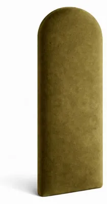 Produktbild von Polsterpaneel - Wandkissen 60x15cm - Wandpolster - Bettkopfteil - Wandpaneel 3D Grün, Braun