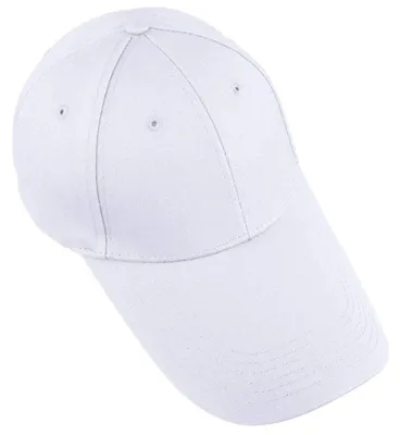 Produktbild von Baseball Cap Herren Damen Verstellbar Baumwolle Einheitsgröße Weiß
