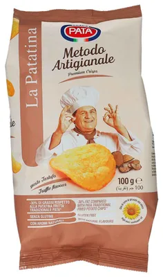 Produktbild von Pata Snack La Patatina Metodo Artigianale Premium Crisps gusto Tartufo 100g