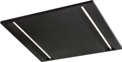 Obrázok produktu pre LED panel Spectrum Algine Line, štvorcový, 44 W, 60x60 cm, UGR <16, čierna farba, 5700 lm, uhol svietenia 70°, IP20, neutrálna biela, 4000 K