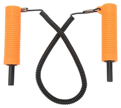 Image de Piolet de sécurité pour la pêche sur glace en acier inoxydable, orange, poinçons rétractables pour l'hiver en plein air