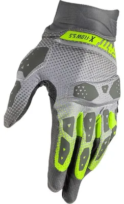 Produktbild von Leatt Handschuhe ADV X-Flow 5.5 kurz V25 dunkelgrau-schwarz-gelb 3XL