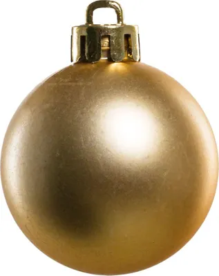 Produktbild von TrendLine Weihnachtskugeln bruchfest, langlebig Ø 4 cm gold 16 Stück