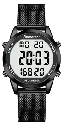 Produktbild von Schrittzähler Sportuhr Digitaluhr - Wasserdicht - Kalorienzähler - Ohne Bluetooth und App