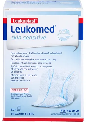 Obrázok produktu pre Leukomed skin sensitive sterilný 7,2 x 5 cm, 20 ks PFL