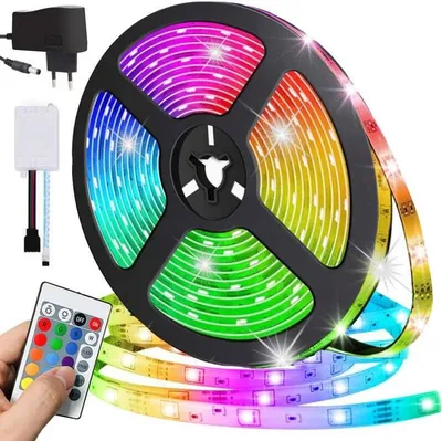 Obrázek produktu pro RGB LED pásek | 5 mil. | Napájení 230V | 300 LED | 5 režimů svícení