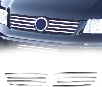 Produktbild von OMAC Kühlergrill-Zierleisten Kühlergrill-Leisten 7522086 Vorne für VW Transporter V Bus (7HB, 7HJ, 7EB, 7EJ, 7EF, 7EG, 7HF, 7EC) 510mm 60mm 30mm