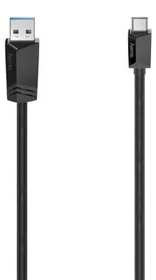 Produktbild von USB-C-Kabel, USB-C-Stecker - USB-A-Stecker, USB 3.2 Gen1, 5 Gbit/s, 1,50 m (00200652)