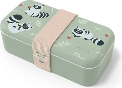 Produktbild von MONBENTO 0,5L Lunchbox - Forest Friends Kinder Kunststoff Frühstücksbox