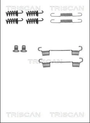 Produktbild von TRISCAN Zubehörsatz Bremsbacken 8105 232564 Hinten passend für MERCEDES-BENZ C-Klasse Limousine (W204)