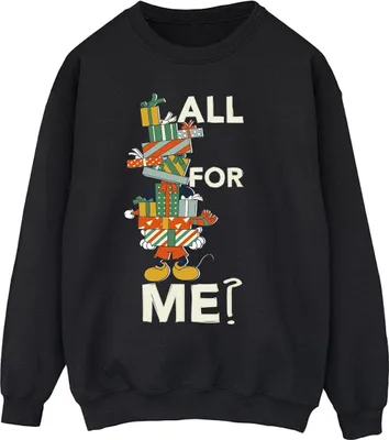 Produktbild von Disney - "Presents All For Me" Sweatshirt für Herren BI40257 (4XL) (Schwarz)