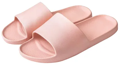 Imagen del producto de Chanclas antideslizantes para ducha, talla 40/41, color rosa, para usar en el baño y la playa