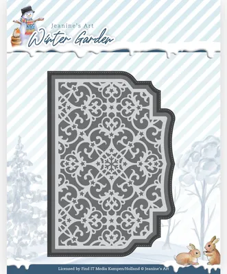 Produktbild von Stanzschablone - Jeanines Art - Winter Charme - Schneeflocken Borde