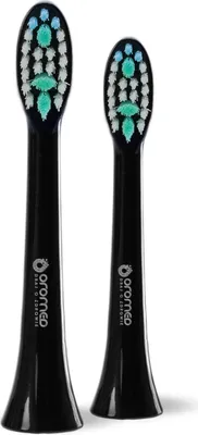 Produktbild von 2x OROMED ORO-SONIC X PRO Ersatzbürsten Bürstenköpfe Zahnbürsten Aufsteckbürsten