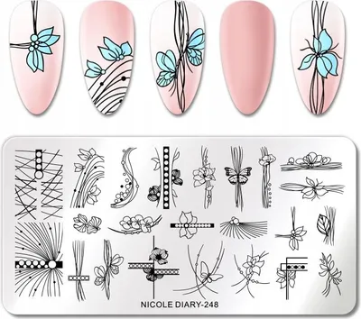 Immagine prodotto di Nailart Stamping Platte SOMMERBLUMEN