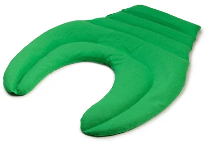 Produktbild von Nackenkissen mit Rückenstütze aus Bio-Dinkelspelzen