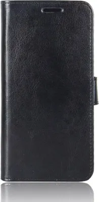 Produktbild von Mobigear Wallet Klapphülle für Huawei P30 - 3 Kartenfächer mit Standfunktion Kunstleder Schwarz