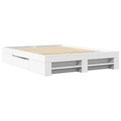 Immagine prodotto di Struttura letto senza materasso bianco 160x200 cm in materiale ligneo