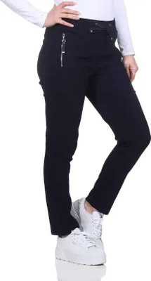 Produktbild von Chinohose mit Kordelzug Kurzgröße 19 bis 27 für Damen Hose Stretch Schlupfhose