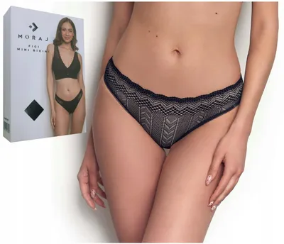 Obrázek produktu pro Dámské spodní prádlo - krajkové spodní prádlo, velikost L - mini tanga, 1 kus - dámské kalhotky