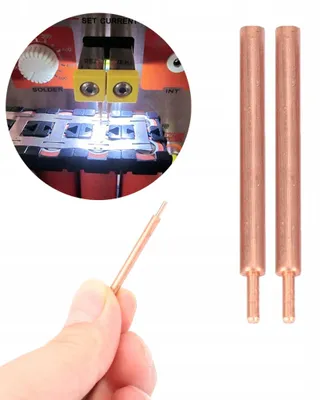 Image de Rosfix Aiguilles de Soudage en Alliage de Cuivre – Compatibles avec les Soudeuses Par Points Sunkko 737G, 787A+ et 709AD+ | Conductivité IACS > 85 %