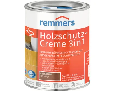 Zdjęcie produktu dla Remmers Krem ochronny do drewna Orzech 750 ml
