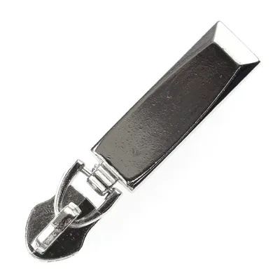 Design Zipper für Spiralreißverschluss, 5mm, silber