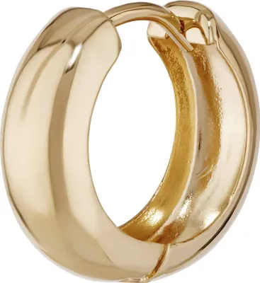 Produktbild von Single 750 Gelbgold Klappcreole Ohrring 15 X 5,1mm Hochglanzpoliert Rund 4743