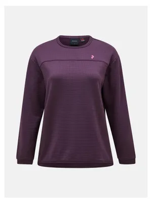 Zdjęcie produktu dla PEAK PERFORMANCE Bluza damska Trail Polartec Crew, kolor Mystic Purple, rozmiar S
