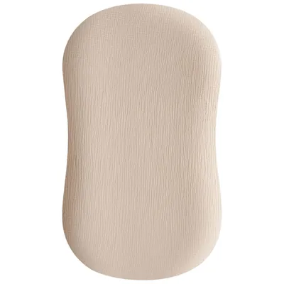 Produktbild von Babynest, Bequem Babybett, Weich Atmungsaktiv Babynestchen für 1-6 Monate Babys, Größe: 75x49cm, Grau