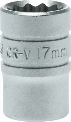 Produktbild von 12-kant Steckschlüsseleinsatz mit 1/2" Antrieb 17 mm