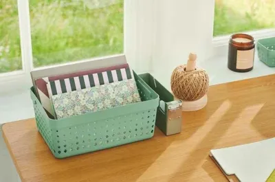 Produktbild von NHG Stapelkörbchen SEOUL ORGANIZER XL weiß