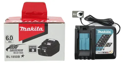 Immagine prodotto di Batteria agli ioni di litio ricaricabile, alta capacità, ricarica rapida, 6Ah. Include caricabatterie