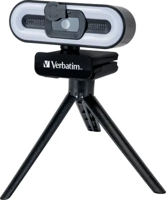 Image de Verbatim Webcam mit Mikro+Licht AWC-02 Full HD 1080p Autof retail