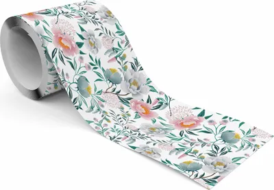 Produktbild von Muralo Selbstklebende Bordüre Tapetenbordüre bunte Blumen Blätter Pflanzen Wandtattoo