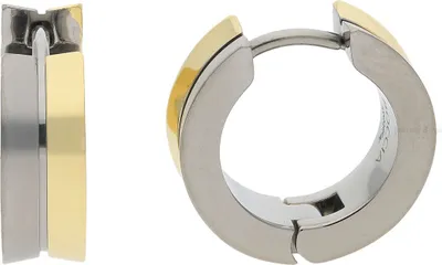 Produktbild von Boccia Damen Creolen aus Titan in bicolor - 0511-01